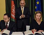 افغانستان و اتحادیه اروپا توافقنامه مشارکت و توسعه امضا کردند 
